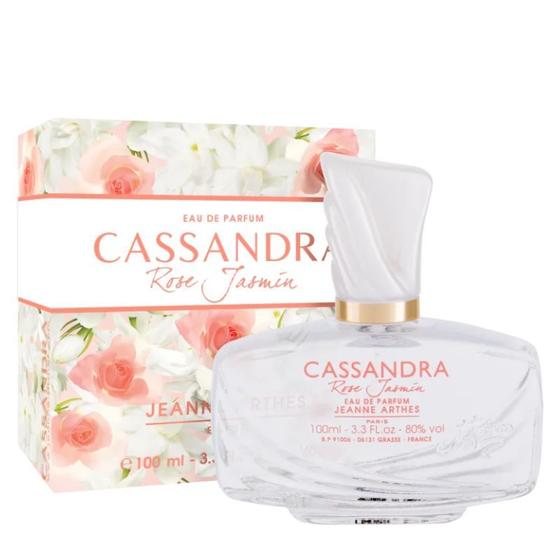 Parfum Jeanne Arthes Cassandra Rose Intense 100 Ml - Eau De Parfum, Senteur Rose, Fabriqué En France