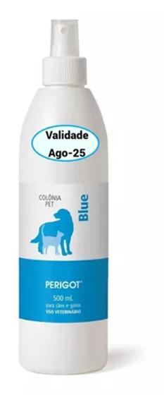 Imagem de Perfume Colônia Pet Blue Perigot 500ml Banho Tosa Para Cães E Gatos
