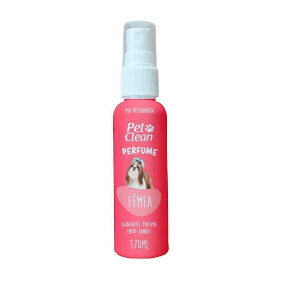 Imagem de Perfume Fêmea Pet Clean 120 mL para Cães e Gatos