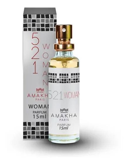 Imagem de Perfume Feminino 521 Woman Amakha Paris 15ml Bolsa ou Bolso