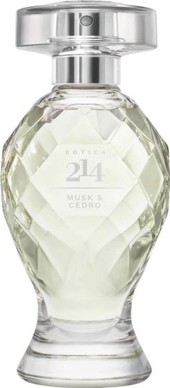 Imagem de Perfume Feminino Desodorante Colônia 75ML Botica 214 Eau de Parfum Musk e Cedro - Perfumaria
