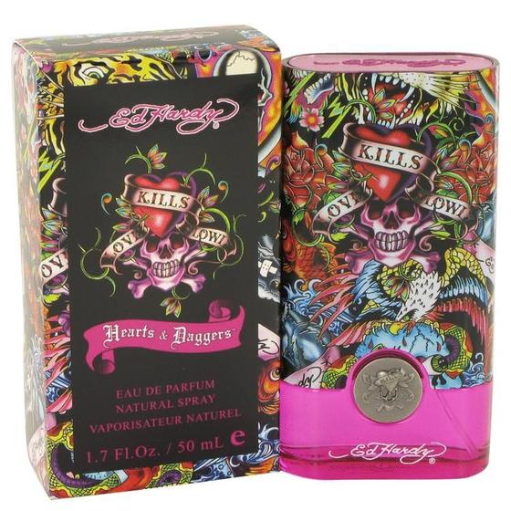 Imagem de Perfume Feminino Ed Hardy Hearts & Daggers Christian Audigier 50 ML Eau De Parfum