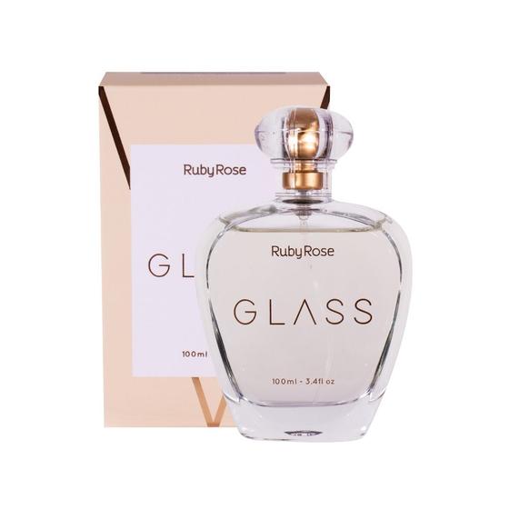Imagem de Perfume Feminino Glass Ruby Rose Colônia 100ml Equilibrada Sofisticada