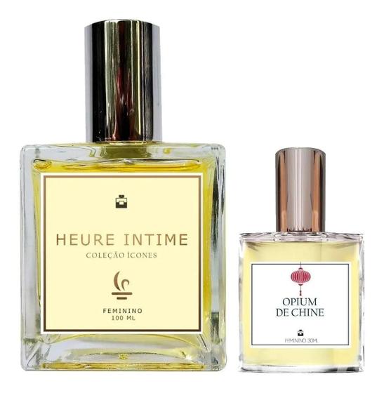 Imagem de Perfume Feminino Heure Intime 100Ml + Opium De Chine 30Ml