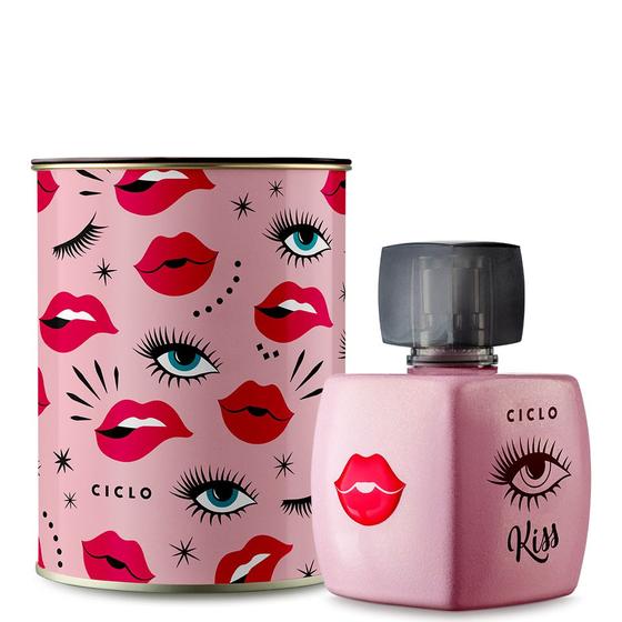 Imagem de Perfume Feminino Kiss Deo Colônia Lata 100ml QHS - Ciclo