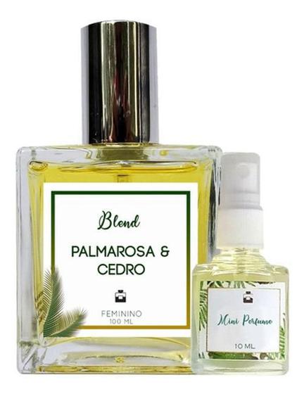 Imagem de Perfume Feminino Palmarosa & Cedro 100ml + Mini 10ml