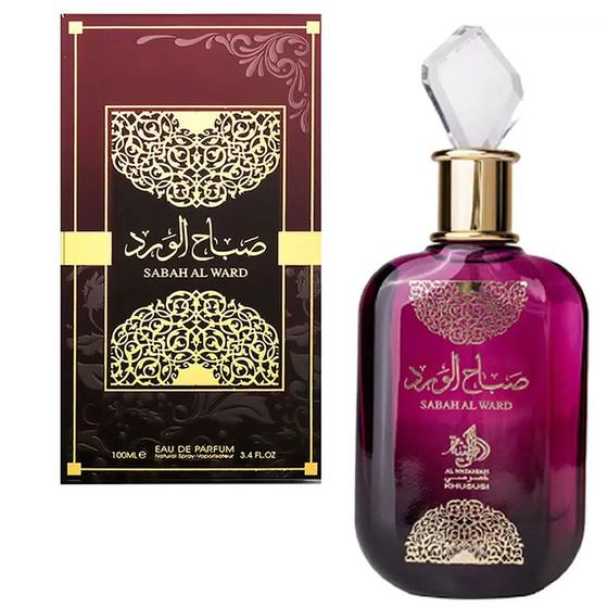 Imagem de Perfume Feminino Sabah Al Ward EDP Elegância Arabe 100ml Al Wataniah