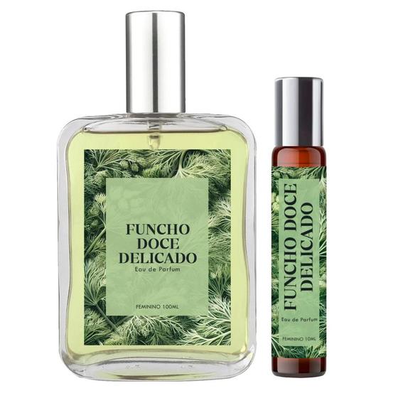 Imagem de Perfume Funcho Doce Delicado Feminino 100ml + Spray 10ml