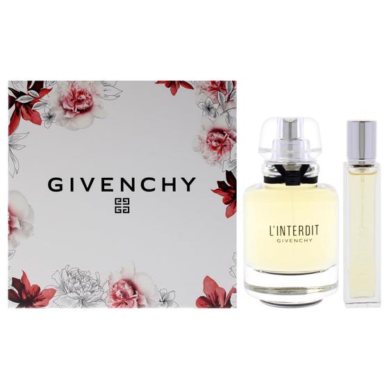 Imagem de Perfume Givenchy LinterDit para mulheres 50mL e 12mL 2 peças