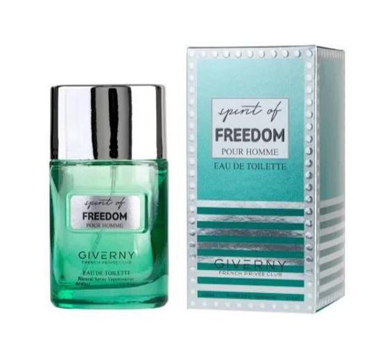 Imagem de Perfume Giverny Spirit Of Freedom Fragrância Masculina 100Ml