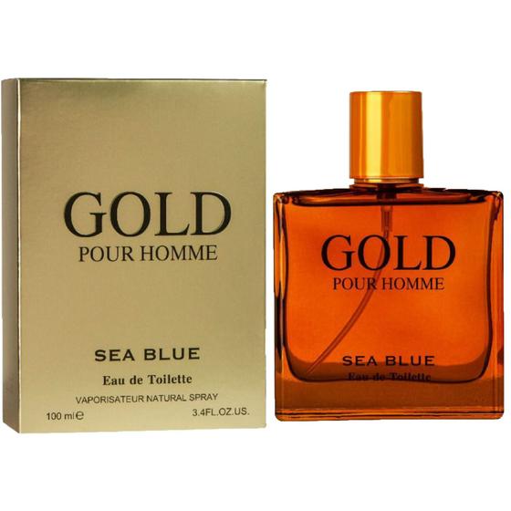 Imagem de Perfume Gold Masculino 100ml Sea Blue Importado