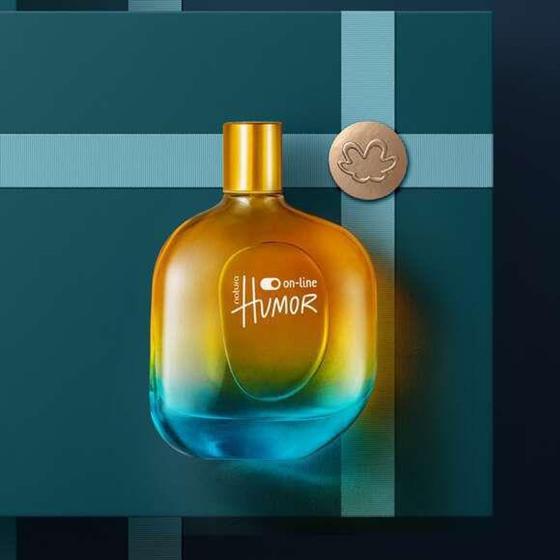 Perfume Humor On-line Masculino Natura - 75ml Menor preço em Perfume Humor On-line Masculino Natura - 75ml