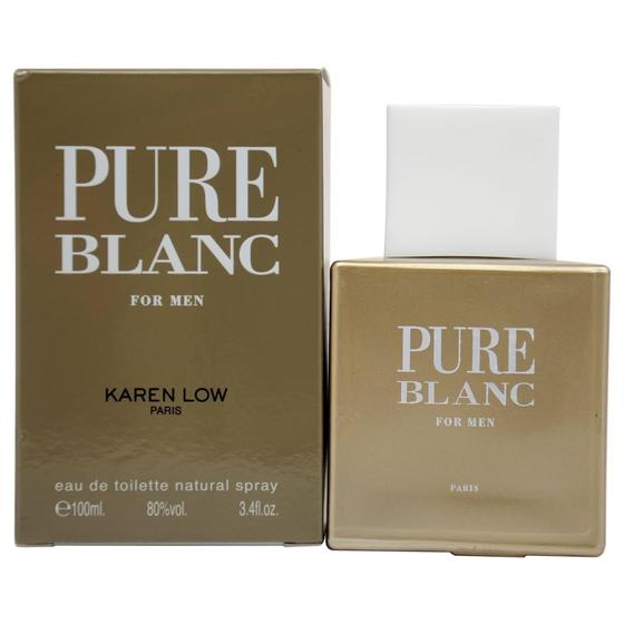 Imagem de Perfume Karen Low Pure Blanc Eau De Toilette 100ml para homens