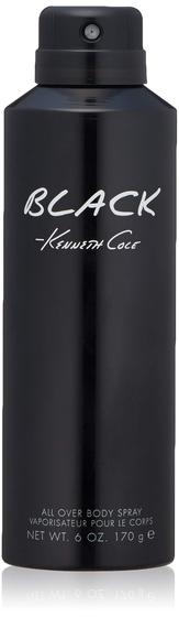 Imagem de Perfume Kenneth Cole Black Body Spray Colônia para homens 177mL