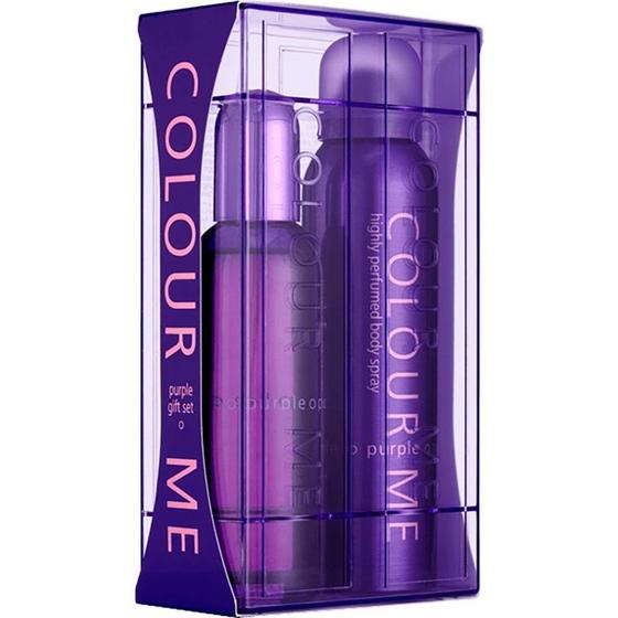 Imagem de Perfume Kit Colour Me Purple Edp 100Ml Body Spray 150Ml Feminino