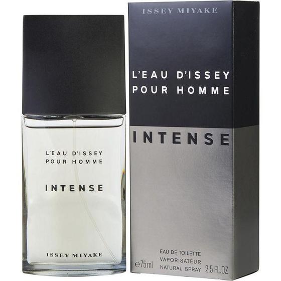 Perfume L'Eau d'Issey Pour Homme Issey Miyake Intense Eau de Toilette 75ml Masculino + 1 Amostra de Fragrância Menor preço em Perfume L'Eau d'Issey Pour Homme Issey Miyake Intense Eau de Toilette 75ml Masculino + 1 Amostra de Fragrância