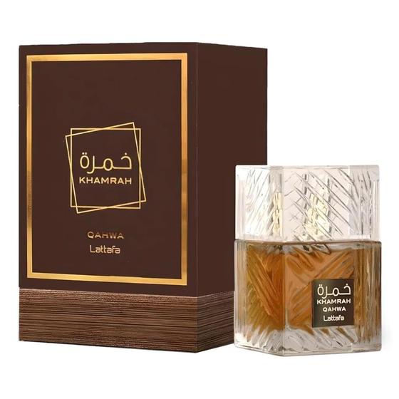 Imagem de Perfume Lattafa Khamrah Qahwa Eau de Parfum 100ml para unissex