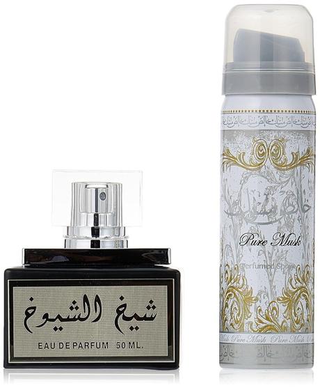 Imagem de Perfume Lattafa Sheikh Al Shuyukh Black Set 2 para unissex