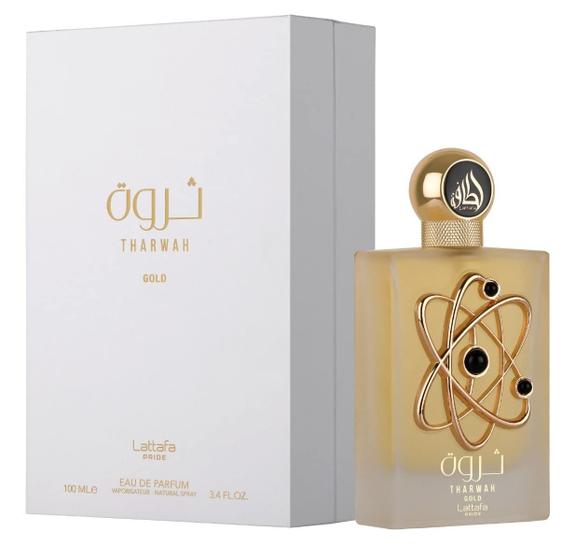 Imagem de Perfume Lattafa Tharwah Gold Eau de Parfum 100ml - Unissex