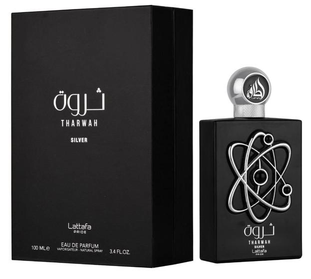 Imagem de Perfume Lattafa Tharwah Silver Eau de Parfum Spray Unissex - Lattafa Perfumes