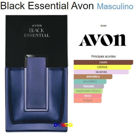 Imagem de Perfume Masculino Black Essential 100ml - Avon