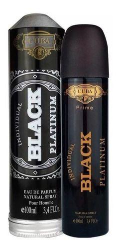 Perfume Masculino Cuba Individual Black Platinum 100ml EDP - Cuba Perfumes Menor preço em Perfume Masculino Cuba Individual Black Platinum 100ml EDP - Cuba Perfumes