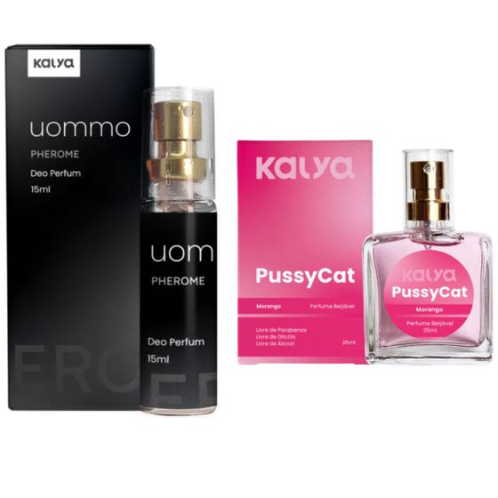 Imagem de Perfume masculino e feminino Morango Oummo ativa feromonios