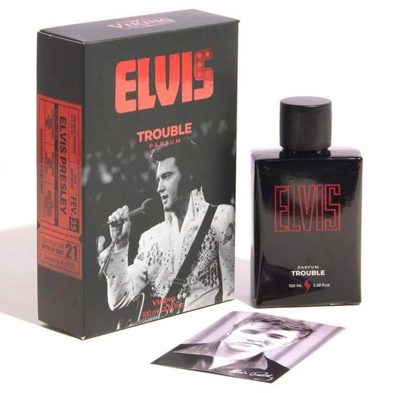 Imagem de Perfume Masculino Elvis Presley Trouble Parfum 100Ml Viking