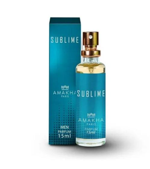 Imagem de Perfume Masculino Sublime Amakha Paris 15ml Para Bolso Bolsa