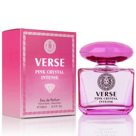 Imagem de Perfume NovoGlow Verse Pink Crystal Intense 100ml para mulheres