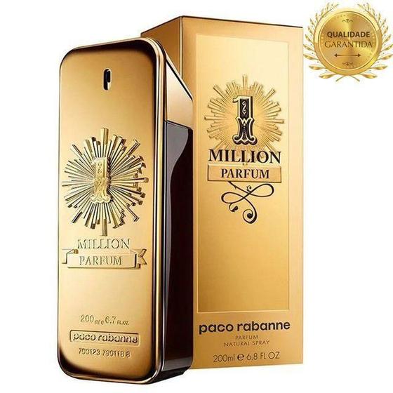 Imagem de Perfume One Million - Paco Rabanne 200ml - Novo Parfum - Masculino Original / Lacrado e com selo ADIPEC