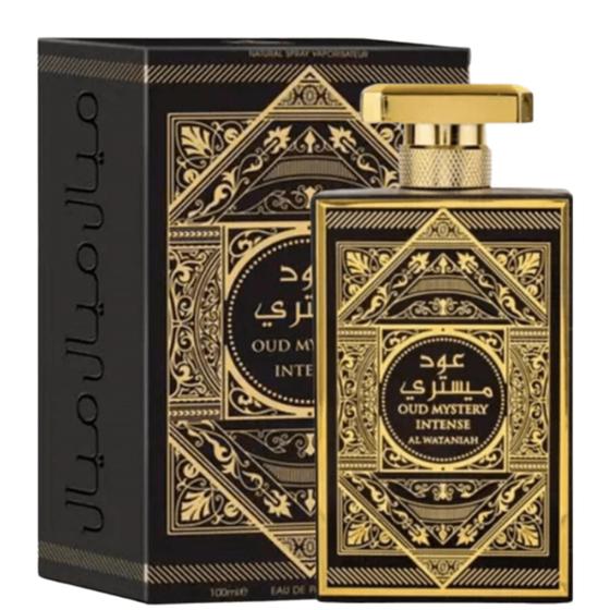 Imagem de Perfume Oud Mystery Intense Al Wataniah Eau De Parfum Masculino - 100ml (Com Selo de Importador)