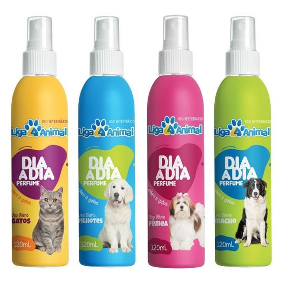 Imagem de Perfume Para Cachorros E Gatos Dia A Dia Uso Diário 120ml Filhotes - Liga Animal