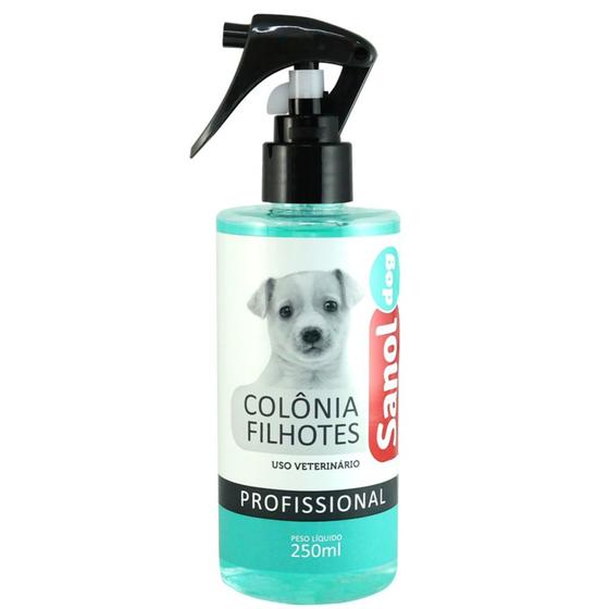 Perfume para cães cheirinho de Bebê. Colônia Sanol cachorros Filhotes ...