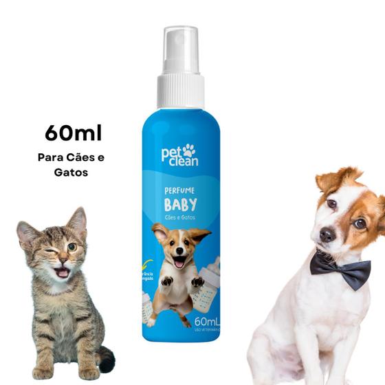 Imagem de Perfume para Cães e Gatos Fragrância Baby Pet Clean 60ml