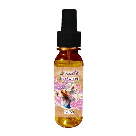 Imagem de Perfume Para Pet Fêmea Cães E Gatos 120Ml Tropical Aromas