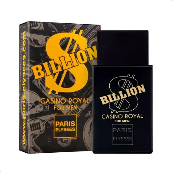 Perfume Paris Elysees Billion Casino Royal 100 mL Menor preço em Perfume Paris Elysees Billion Casino Royal 100 mL