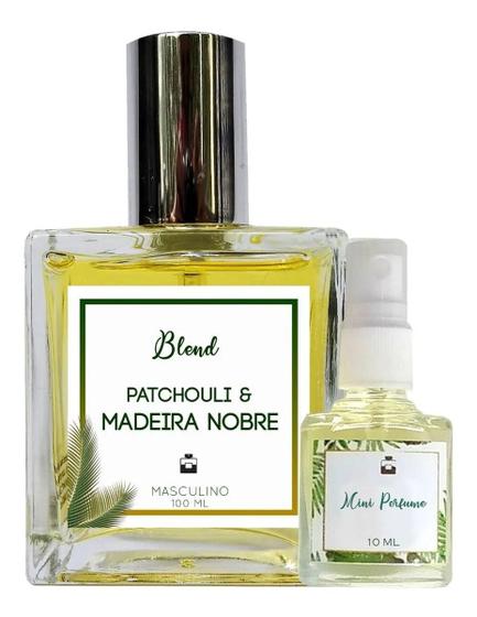Imagem de Perfume Patchouli & Madeira Nobre 100ml Masculino - Blend de Óleo Essencial Natural + Perfume de presente