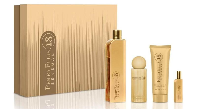 Imagem de Perfume Perry Ellis 18, conjunto de presentes sensuais, 4 peças