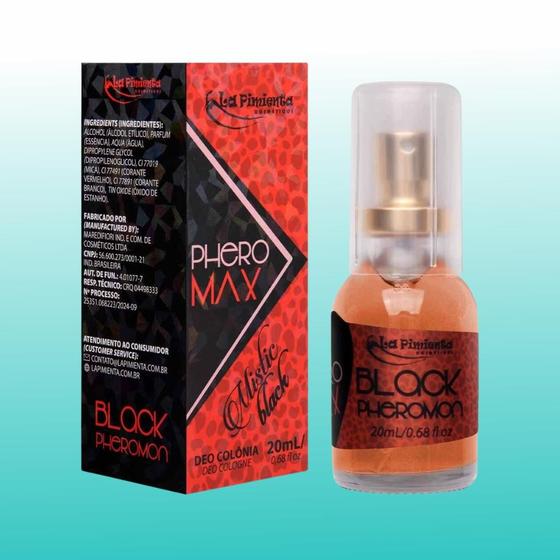 Imagem de Perfume Phero Max Mistic Black 20ML La Pimienta