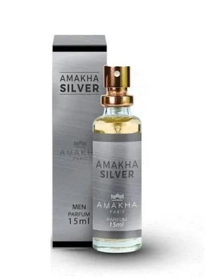 Imagem de Perfume Silver Amakha Paris 15Ml Excelente Para Bolso Men