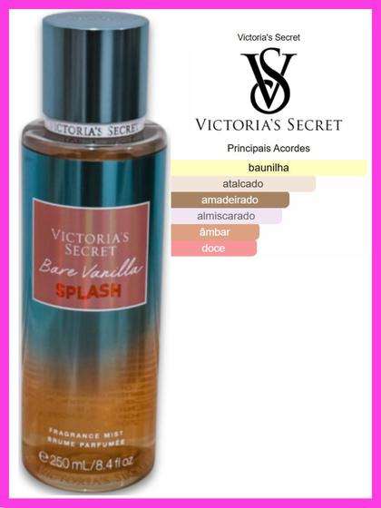 Imagem de Perfume Victoria's Secret Body Splash Bare Vanilla *Splash* (Edição Limitada) Corporal 250ml  Original