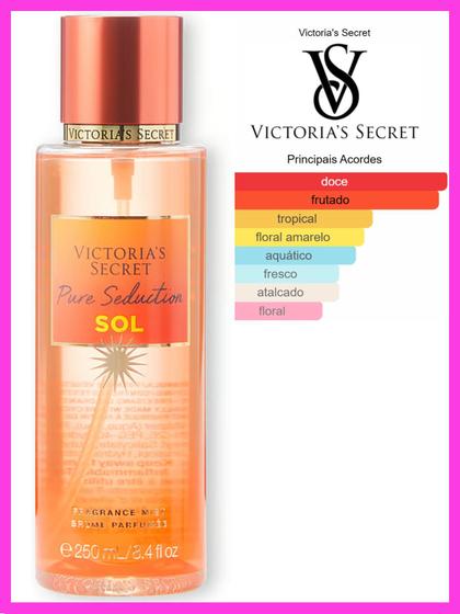 Imagem de Perfume Victoria's Secret Body Splash Pure Seduction Sol Corporal 250ml  Lançament2024  Original