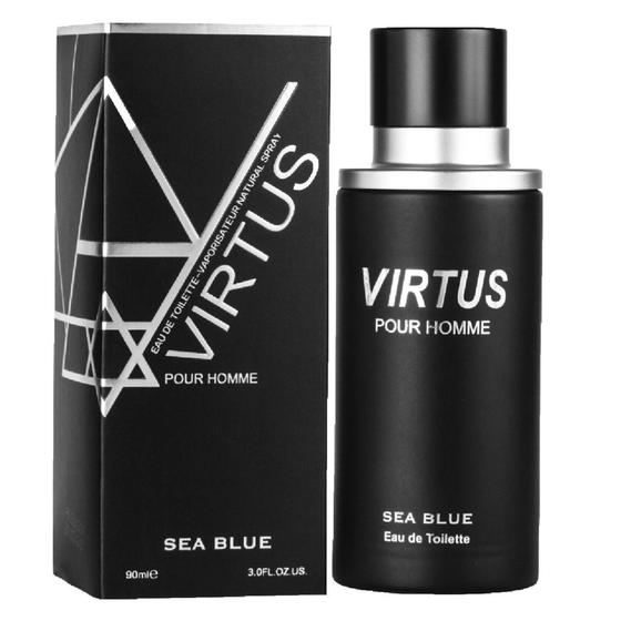 Imagem de Perfume Virtus 90ml Masculino Importado Sea Blue