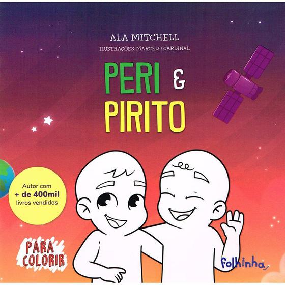 Imagem de Peri & Pirito - Livro de Colorir - FOLHINHA ESPIRITA