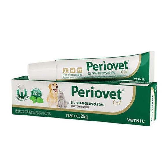 Imagem de Periovet Gel Higiene Oral Cães e Gatos Vetnil 25g