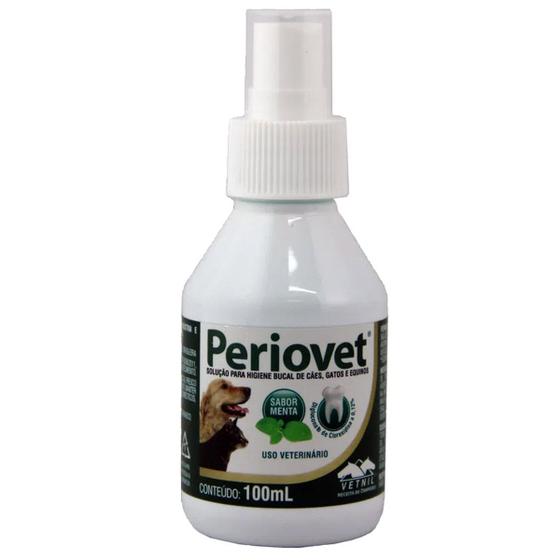 Imagem de Periovet Spray 100ml Vetnil Higiene Bucal Cães e Gatos