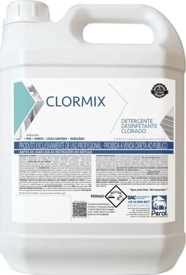 Imagem de Perol Detergente Clorado Clormix 05 Lts Concentrado