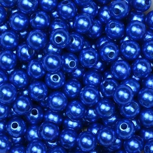 Imagem de Pérola 10mm com Furo Azul Clássico - 250g