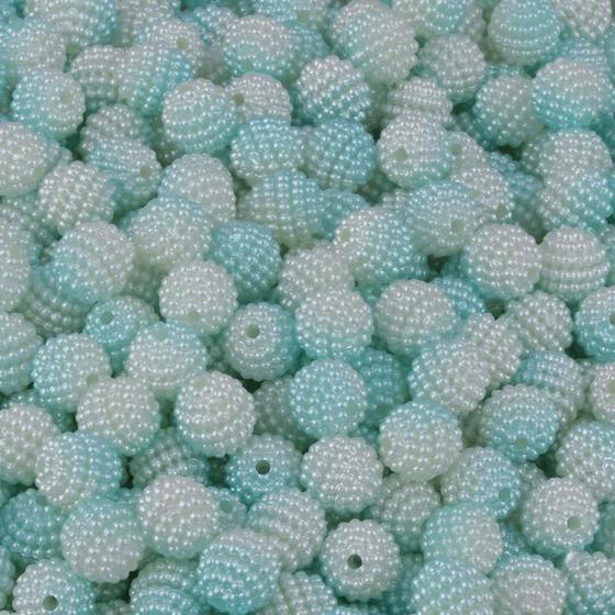 Imagem de Perola Craquelada Bicolor Luli 10mm Pacote com 500g